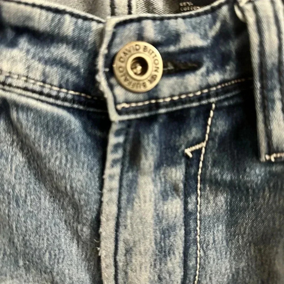 Buffalo David Bitton Jeans Mens 36x30 Blue Ash-X Skinny Stretch Denim Distressed - Picture 6 of 9